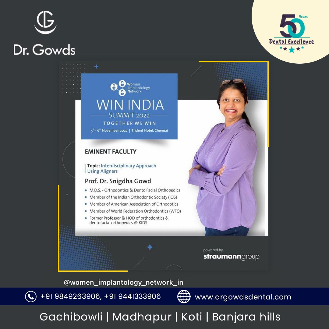 Dr.Snigdha Gowd @WIN INDIA SUMMIT 2022 | WIN INDIA Core Team Member